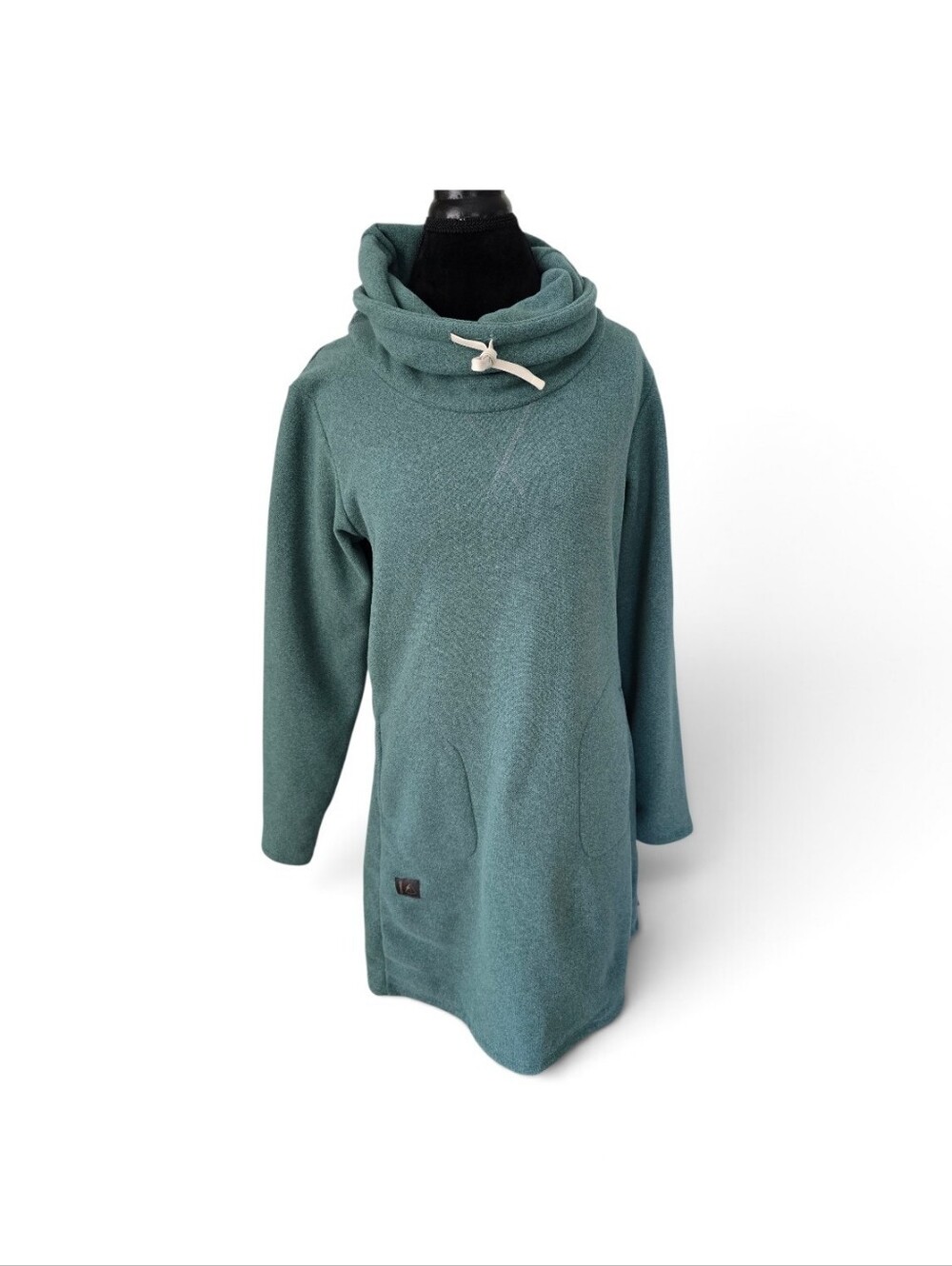 Deso Supply Co. Fleece Cowl Neck Tunic Sweatshirt - Made in USA - Size X